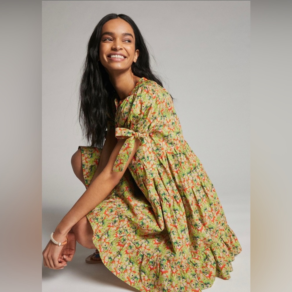 Roopa Pemmaraju Auretta beaded embroidered mini dress LN
